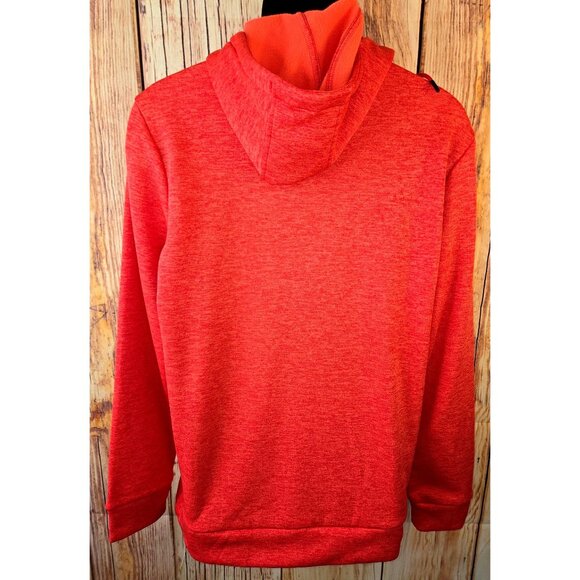 Under Armour Mens Red Sweatshirt Hoodie Medium Loose Fit - Picture 2 of 7